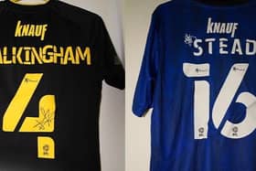 Harrogate Town is hoping to raise £1,500 this evening as they prepare to sell match worn shirts to help pay for a defibrillator to be installed on Commercial Street in Harrogate