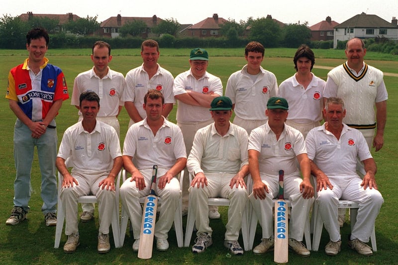 Garforth CC, who played in Division Two of the Leeds League, pictured in July 1997. Back row, from left, are Chris Townsley (scorer), Mark Gummerson, Chris Wright, Simon Metcalf, Chris Walker, Ross Higham and Gary Edwards. Front, from left, are Alan Wadeley, Phil Wood, Dave Hunt (captain), Graeme Buckle and Brian Butterworth.