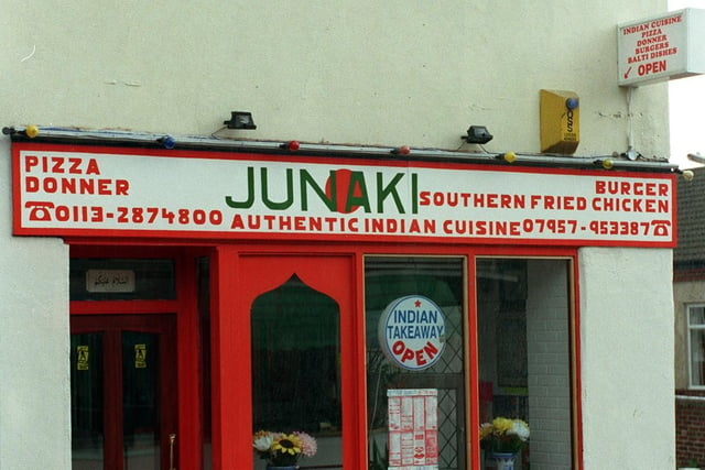Do you enjoy an Indian takeaway from here back in the day? Junaki on Main Street pictured in May 1999.