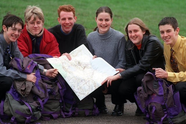 Garforth Community College students were pictured in February 1999 ahead of a  trip to Kenya. From left, are Tom Woolford, James Wood, Nik Fowler, Sally Hartburn, Liz Hardy and Ben Smith.