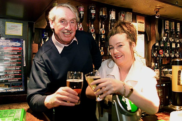 Do you remember Beryl Dixon, landlady of the Newmarket Inn? She is pictured behind the bar in February 1999.