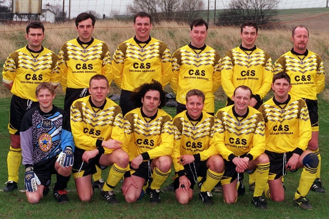 Garforth WMC FC pictured in February 1998, Pictured, back row from left, are  Barry Morley, Andy Fletcher, Mark Butterfield, Neville Platt, Paul Finney and player manager Andy Hemingway. Front row, from left, are Charlie Powell, Ben Everett, David Marsh, Martin Sykes (captain), Craig Tumelty and Russell Garbutt