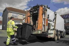 Services including bin collections have been hit by staffing shortages.