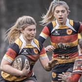 Harrogate RUFC Ladies 1st XV beat Barnsley 31-11 at Rudding Lane. Pictures: Ickle Dot Photography