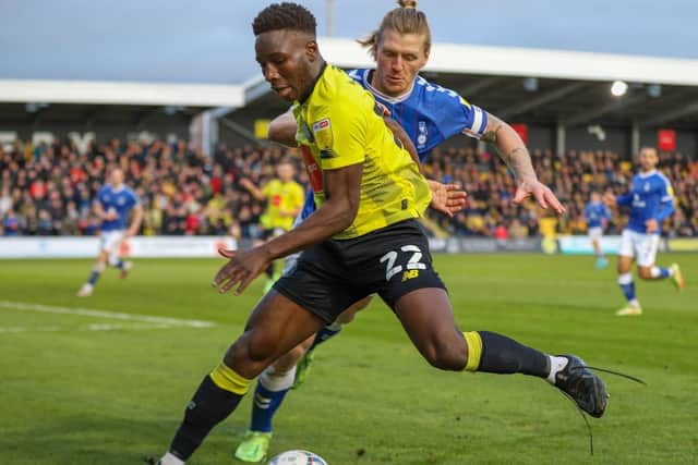 Brahima Diarra has started all four of the games that Harrogate Town have played since he arrived on loan from Championship Huddersfield at the beginning of January.