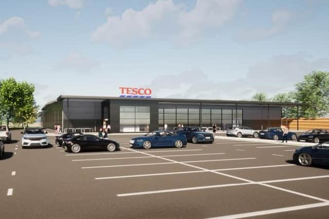 This is how the proposed Tesco supermarket could look.