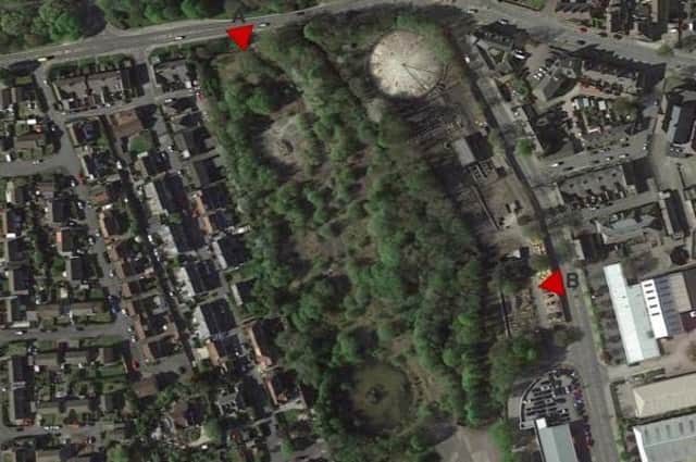This is the proposed site for a Tesco supermarket off Skipton Road.