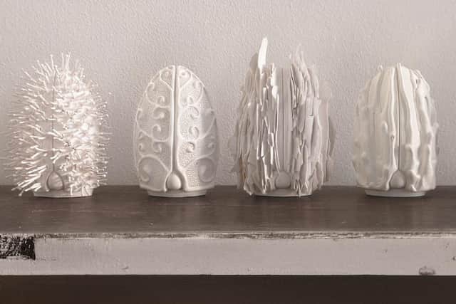 Harrogate artist Anna Whitehouse's ceramic Beetles.  (Photo by Anna Whitehouse)