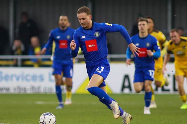 Jack Diamond has scored six goals and contributed four assists in 23 Harrogate Town appearances this season. Pictures: Matt Kirkham