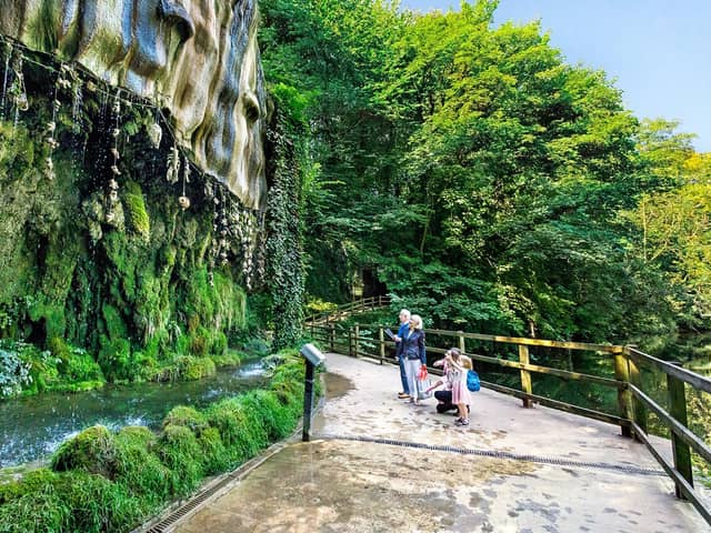 Visitors to Mother Shiptons Cave & Dropping Well