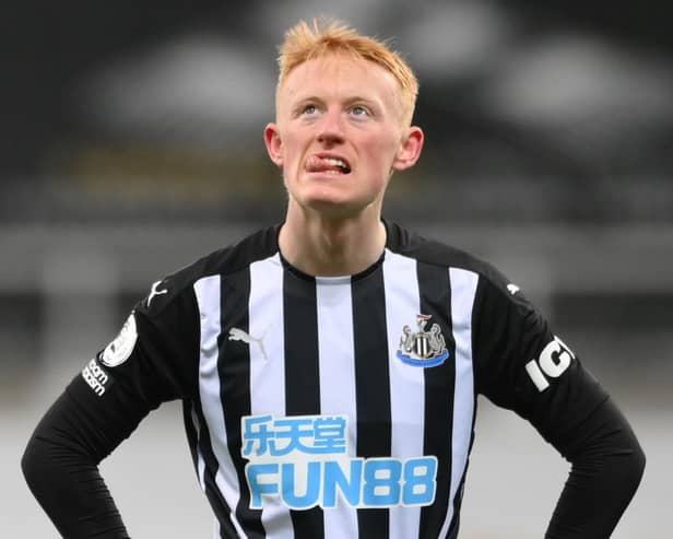 Newcastle United midfielder Matty Longstaff. Pictures: Getty Images