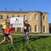 New 10k race at Rudding Park in Harrogate - Nuno César de Sá (Hotel Manager), Matthew Wilkinson (Development Chef) and Sarah  Green (Hotel Business Support) .