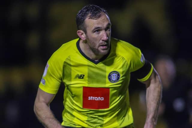 Veteran centre-half Rory McArdle was substituted on 61 minutes.