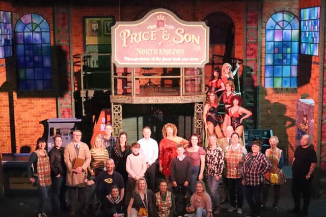 The Harrogate Operatic Players Kinky Boots show is a  production of spectacular proportions, has a set worthy of the West End and music by the fabulous Cyndi Lauper