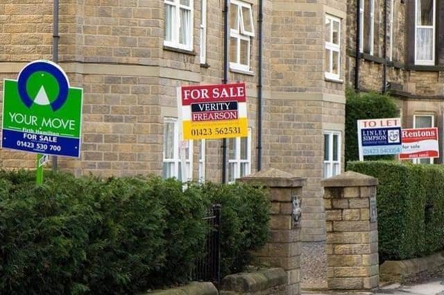 The average property price paid in Harrogate last year rose to £395,526.