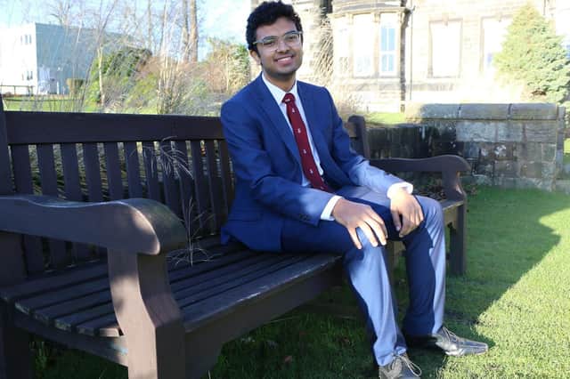 Oxbridge success for Ashville College in Harrogate and student Tarun Lalapet.