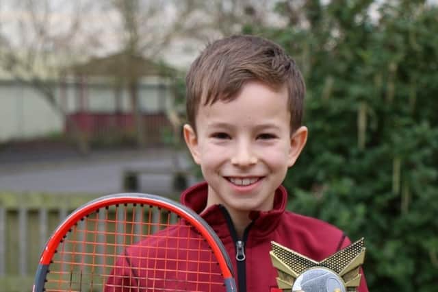 Harrogate pupil Maxim Sokol, has recently started playing at U-11 level, and in his first tournament, last month in Carlisle, against players two years his senior, he returned victorious.