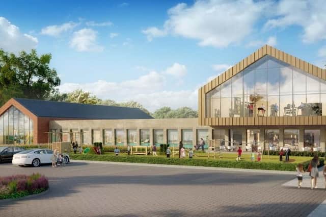 This is how the new £13million leisure centre could look if approved.