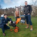 North Yorkshire housing developer Brierley Homes and their partner The HACS Group have donated a wood chipper to the volunteers who help look after Woodfield Millennium Green in Harrogate