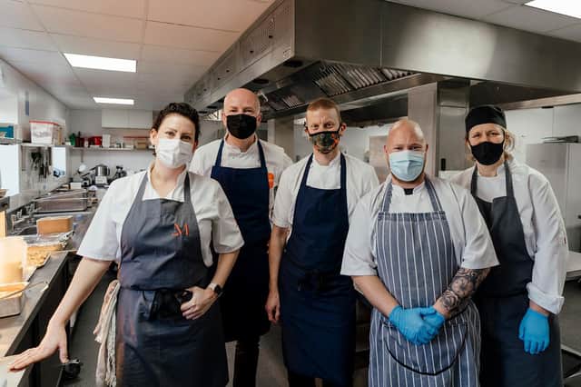 The four chefs helped celebrate a decade of Harrogate and Ripon Food Angels.