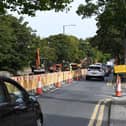 Works on Otley Road cycle path
