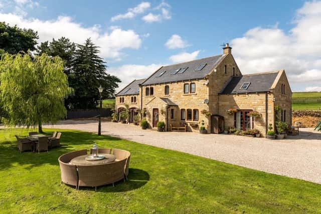 Farm View Hall, Warsill, Ripley - guide price £2.5m with Croft Residential, 01904 238222.