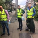 Coun Matt Scott, pictured centre, who has represented Harrogate Bilton Woodfield ward on the borough council since 2018.