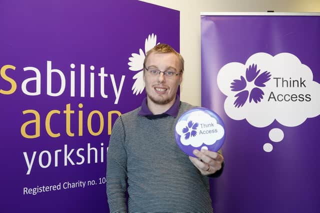Harrogate charity in national demand for advice - Josh McCormack, Disability Action Yorkshire’s Disability Access Co-ordinator.