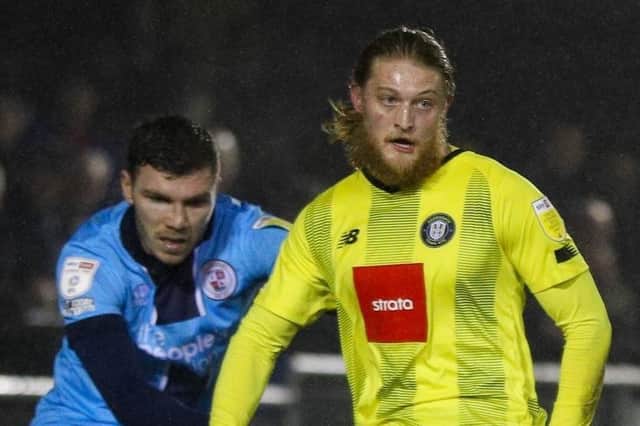 The goals have dried up for Harrogate Town striker Luke Armstrong in recent months. Pictures: Matt Kirkham