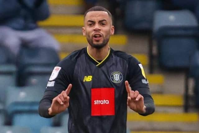 Harrogate Town defender Warren Burrell. Pictures: Matt Kirkham