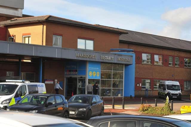 Harrogate District Hospital.