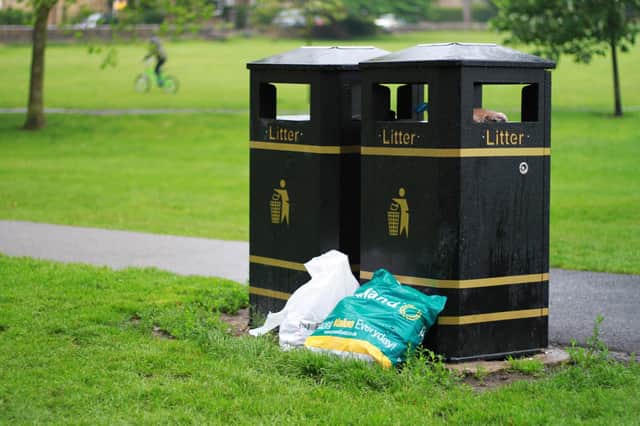 Sensors will be installed in bins to help the council's collection planning. Photo: Harrogate Borough Council.