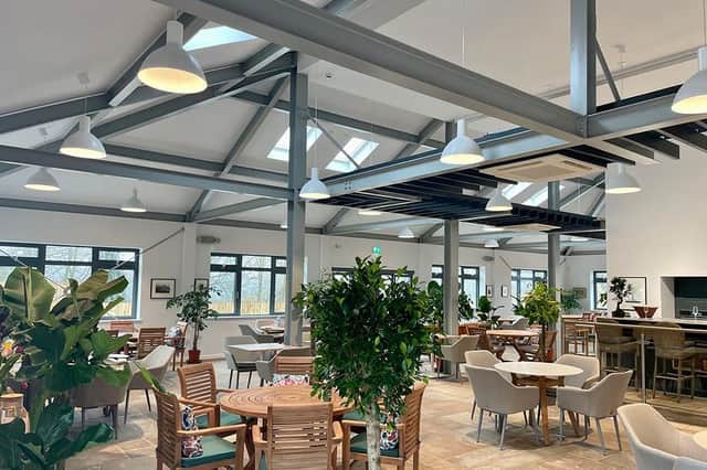 Inside Paradise at the Wagon - the new lakeside café in Harrogate.