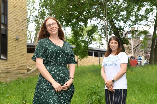 Supporting the retrofitting of Harrogate houses - Fiona Jones, Zero Carbon Harrogate’s Retrofit Team Leader and Holly Hansen-Maughan, Partnerships and Development Manager at Harrogate College.
