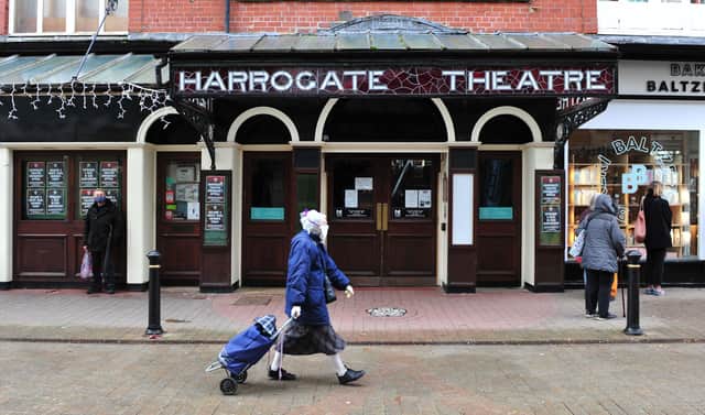 3rd November 2020
Harrogate Covid-19 stock.
Pictured Harrogate Theatre
Picture Gerard Binks