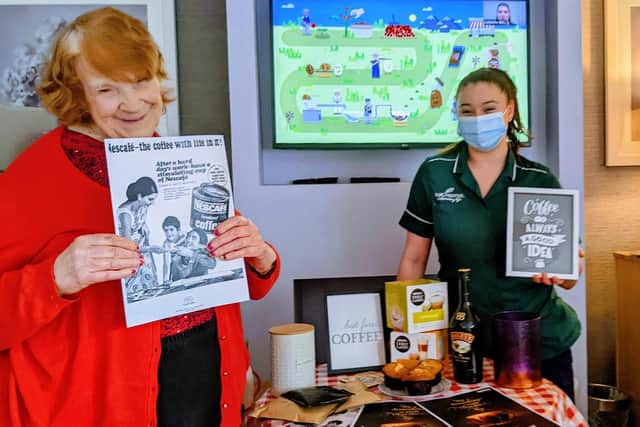Staff and residents at Barchester’s Thistle Hill Care Centre in Knaresborough were treated to live coffee masterclass courtesy of Nescafé