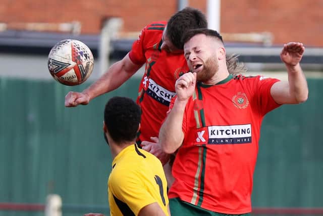 Harrogate Railway triumphed 2-1 over Shirebrook Town at Station View.