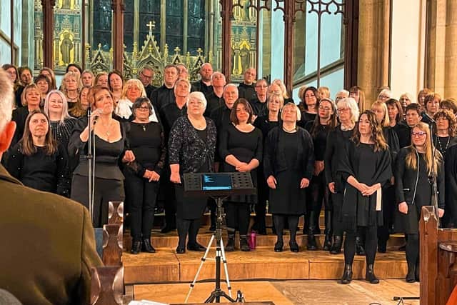 Knot Another Choir have raised £2,000 for Starbeck based charity Wellspring Therapy and Training