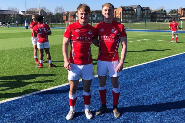 Barney Horberry and Fred Yates from Harrogate Grammar School Sixth Form have been selected for the North of England Under 18 rugby squad