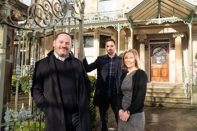 Naturalis, a leadership search firm that works with sustainably-led food and consumer businesses, has been launched in Harrogate. Pictured: managing director Alan Gove, senior international consultant Luke Walker and head of research Natalie Crossland. PHOTO: Simon Dewhurst.
