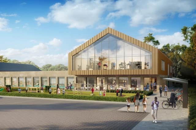An artist's impression of the new leisure  facility in Knaresborough – which will replace the existing pool once complete.