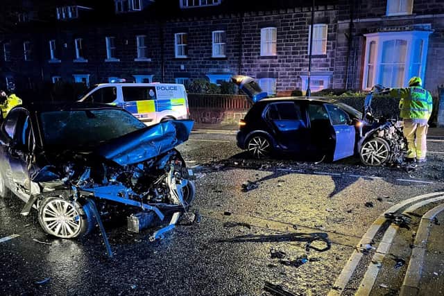North Yorkshire Police are carrying out an investigation and seeking information following a serious crash in Harrogate on Sunday morning