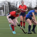 Harrogate Hockey Club Ladies 1st XI captain Lucy Wood scored her side's final goal in Saturday's demolition of local rivals Ben Rhydding. Picture: Gerard Binks