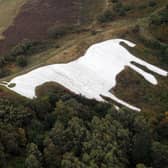 The White Horse at Sutton Bank.