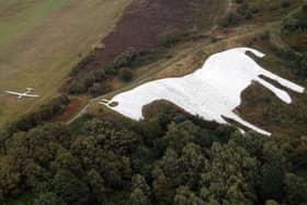 The White Horse at Sutton Bank.