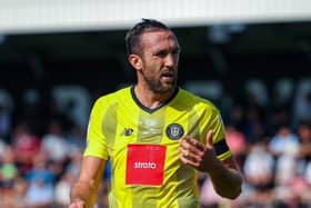 Veteran centre-half Rory McArdle has not played for Harrogate Town since injuring his groin in early February. Picture: Harrogate Town AFC