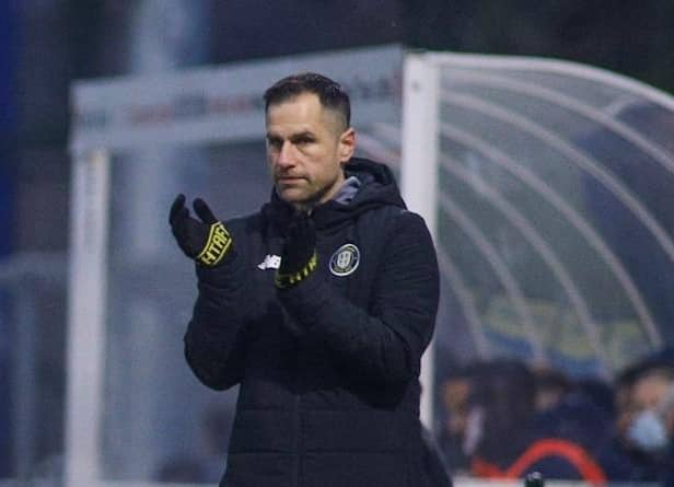 Harrogate Town assistant manager Paul Thirlwell. Pictures: Matt Kirkham