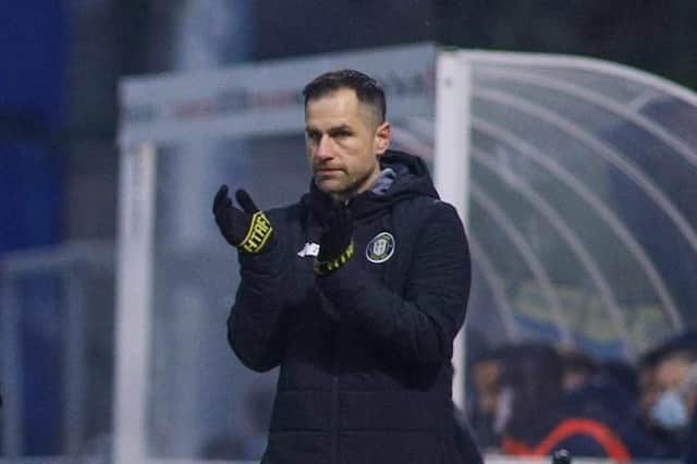 Harrogate Town assistant manager Paul Thirlwell. Pictures: Matt Kirkham