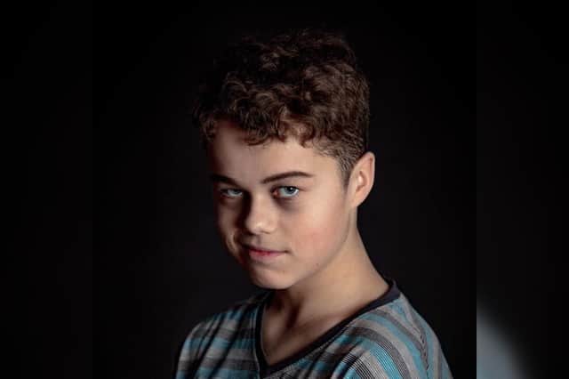 Liam steps into the shoes of Pugsley Addams in the Addams Family Musical at Harrogate Theatre later this month. It is the 13-year-old's first role with the Phoenix Players