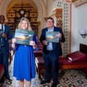 Harrogate Borough Council’s chief executive Wallace Sampson, head of Destination Harrogate Gemma Rio and commercial director of Newby Hall and destination management plan advisory panel member Stuart Gill.